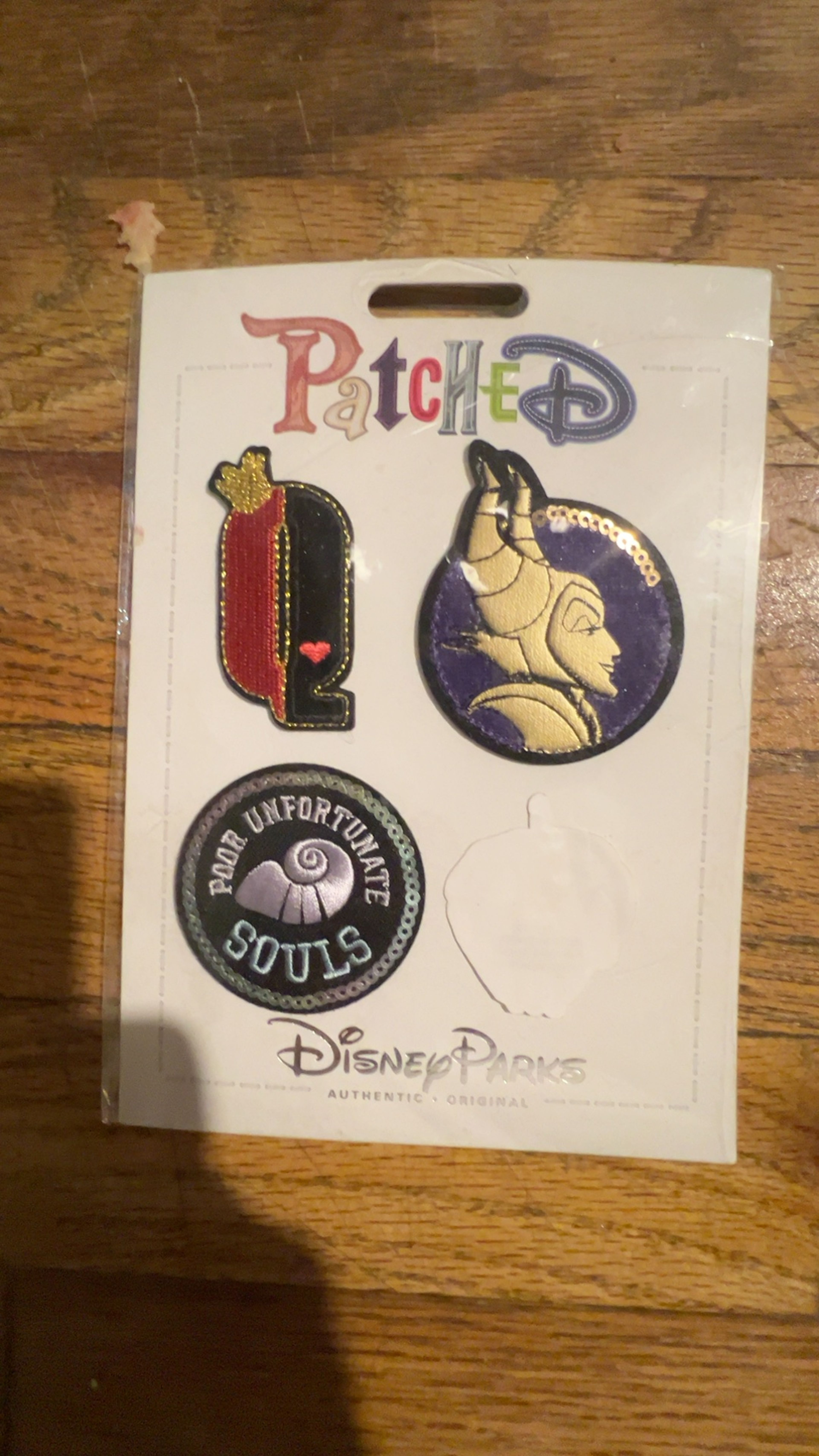Disney Iron-On Patch Set – Villains Assortment missing one 