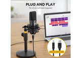 MAONO USB Microphone Kit 192KHZ/24BIT Plug & Play PC Computer Podcast - Image 4