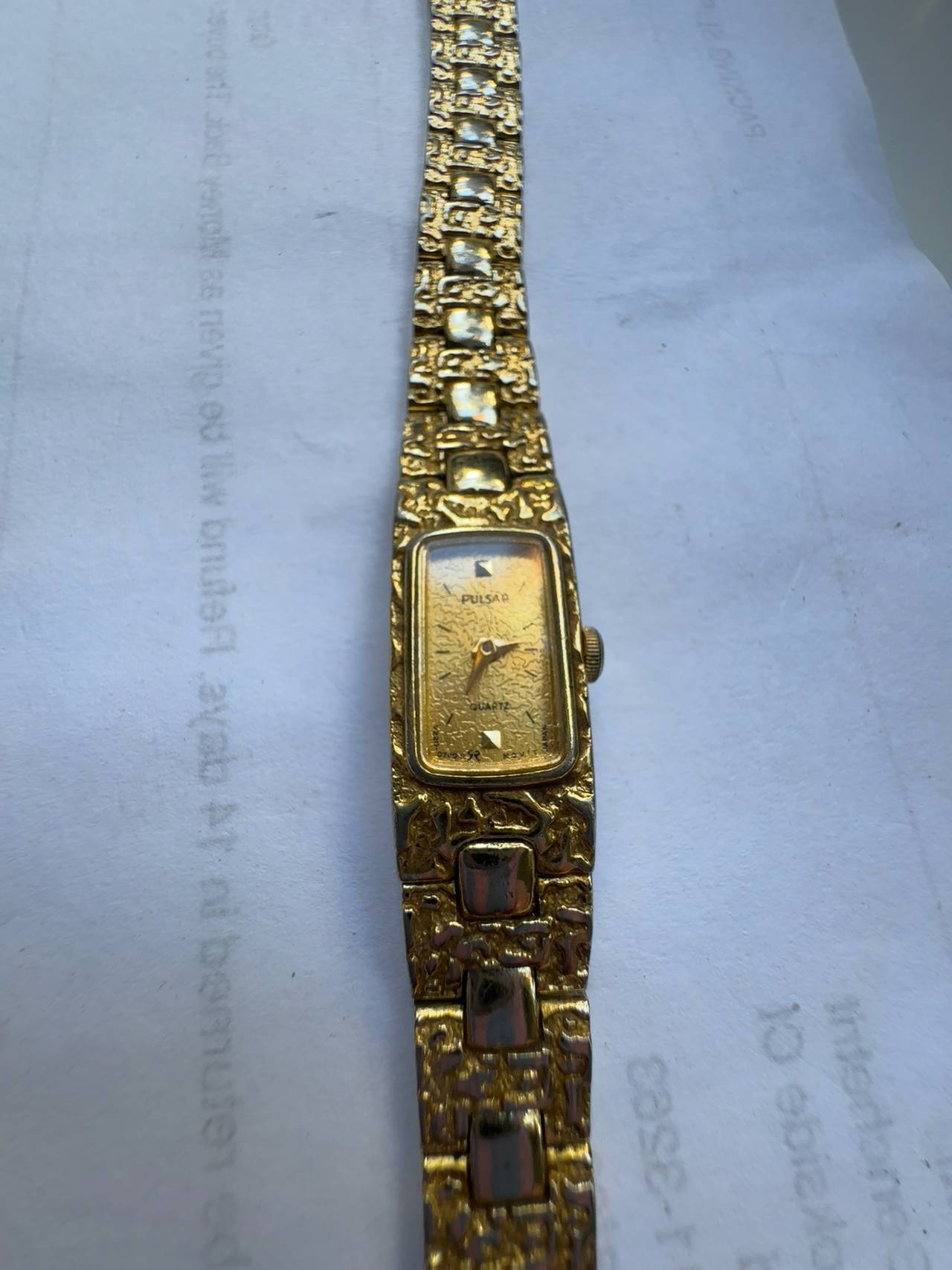 Pulsar Women's Gold-Tone Dress Watch