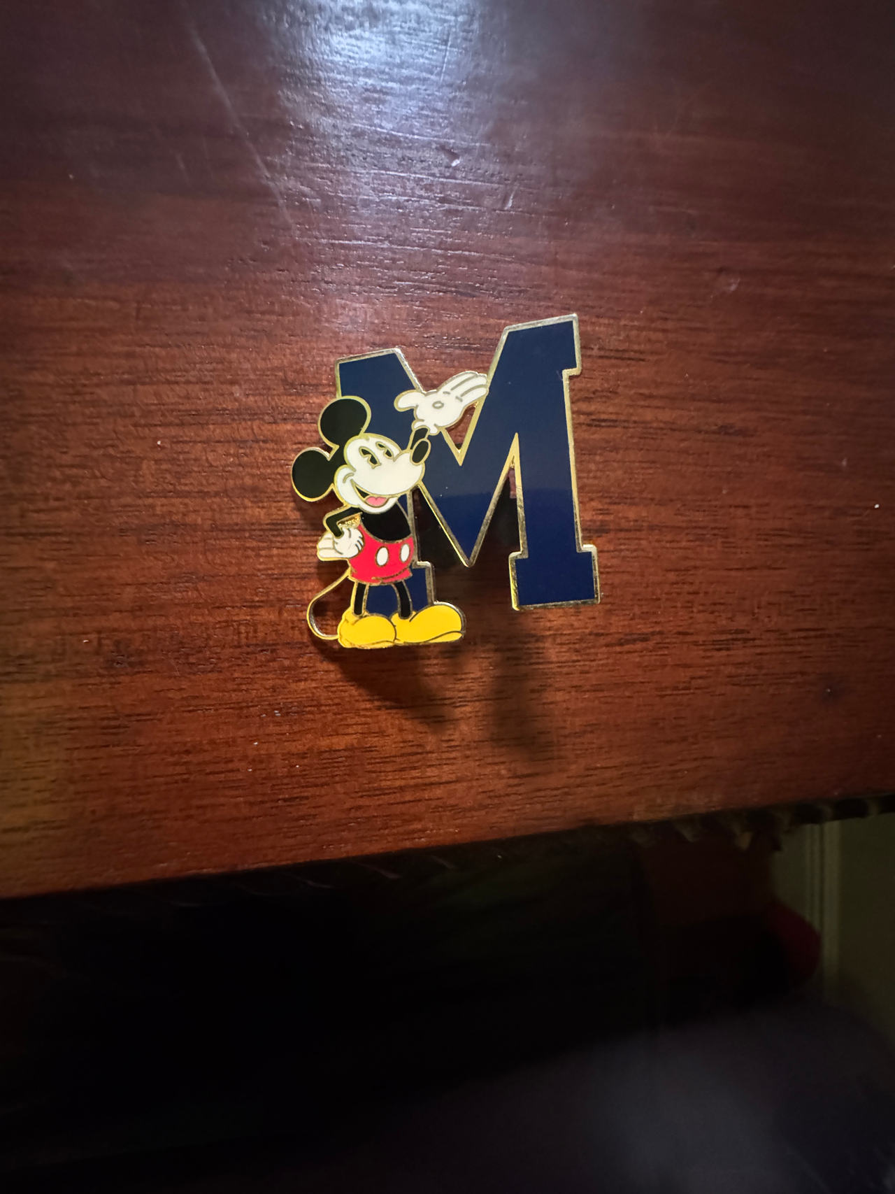 Disney Mickey Mouse 'M' Pin