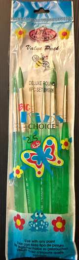 Royal & Langnickel Big Kid's Choice Deluxe Round 6pc Set BK606 - Image 1