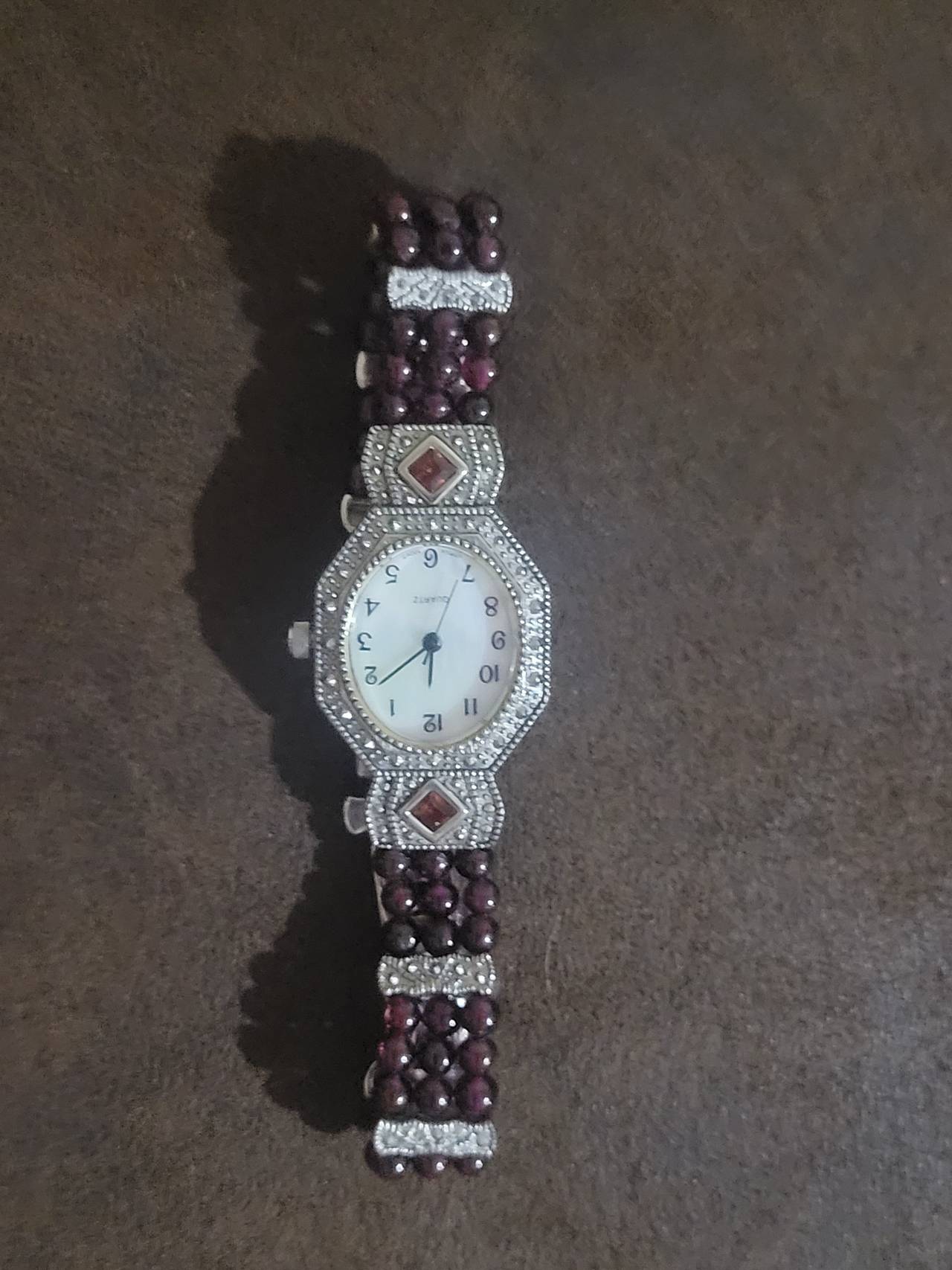 Vintage Style Beaded Quartz Watch