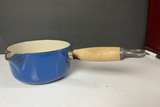 Le Creuset Enamel Cast Iron Saucepan with Wood Handle - Image 5