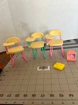Barbie School Classroom Desk Furniture Set vtg 1990s 30000 - Image 3
