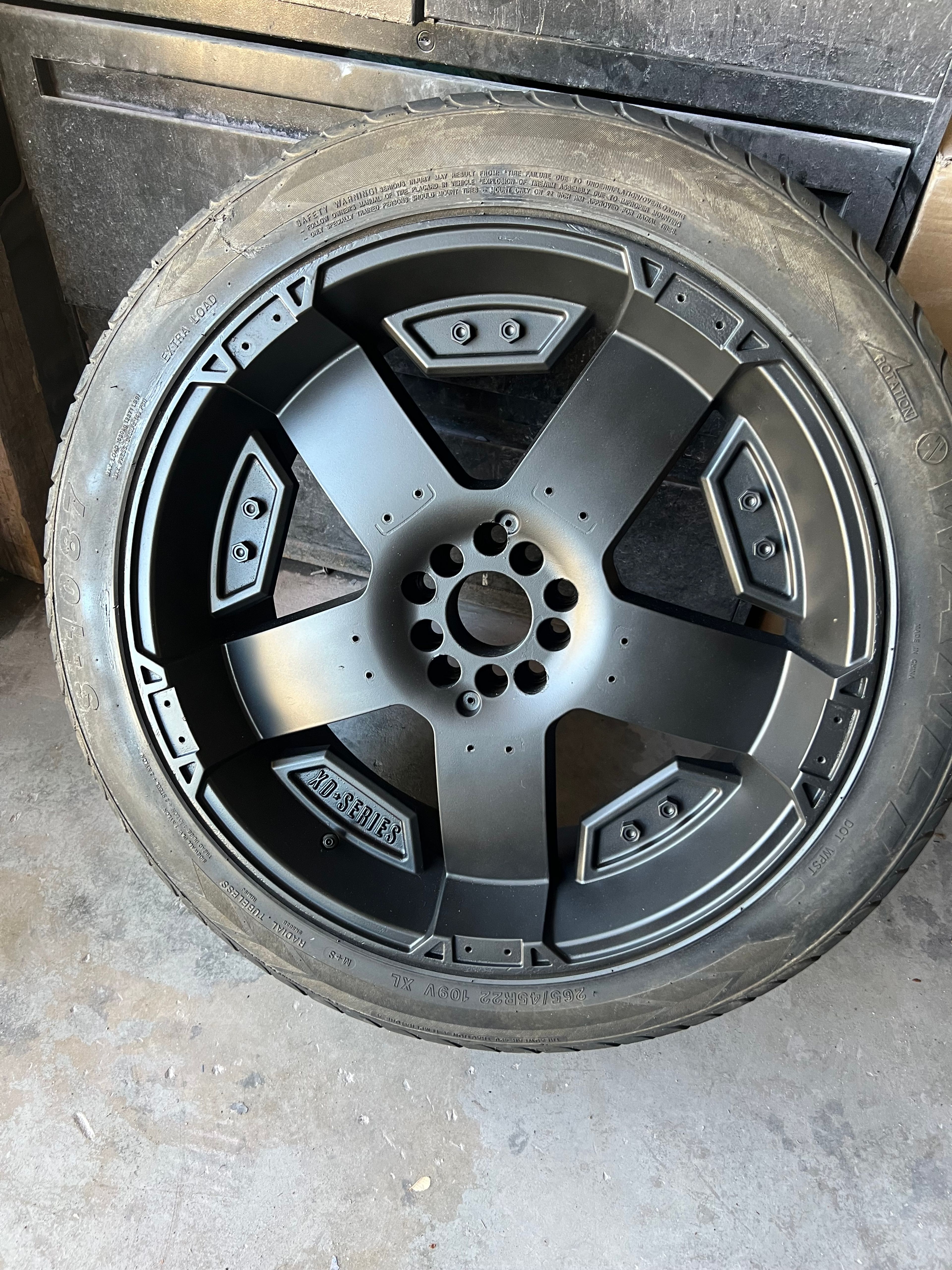 KMC XD811 Rockstar II Matte Black Wheel - Image 3