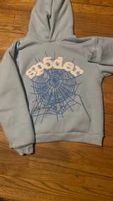 Sp5der Sky Blue Hoodie - Image 3