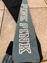 Victoria's Secret PINK Yoga Strappy Leggings Dark Gray and Sage Blue - Image 5