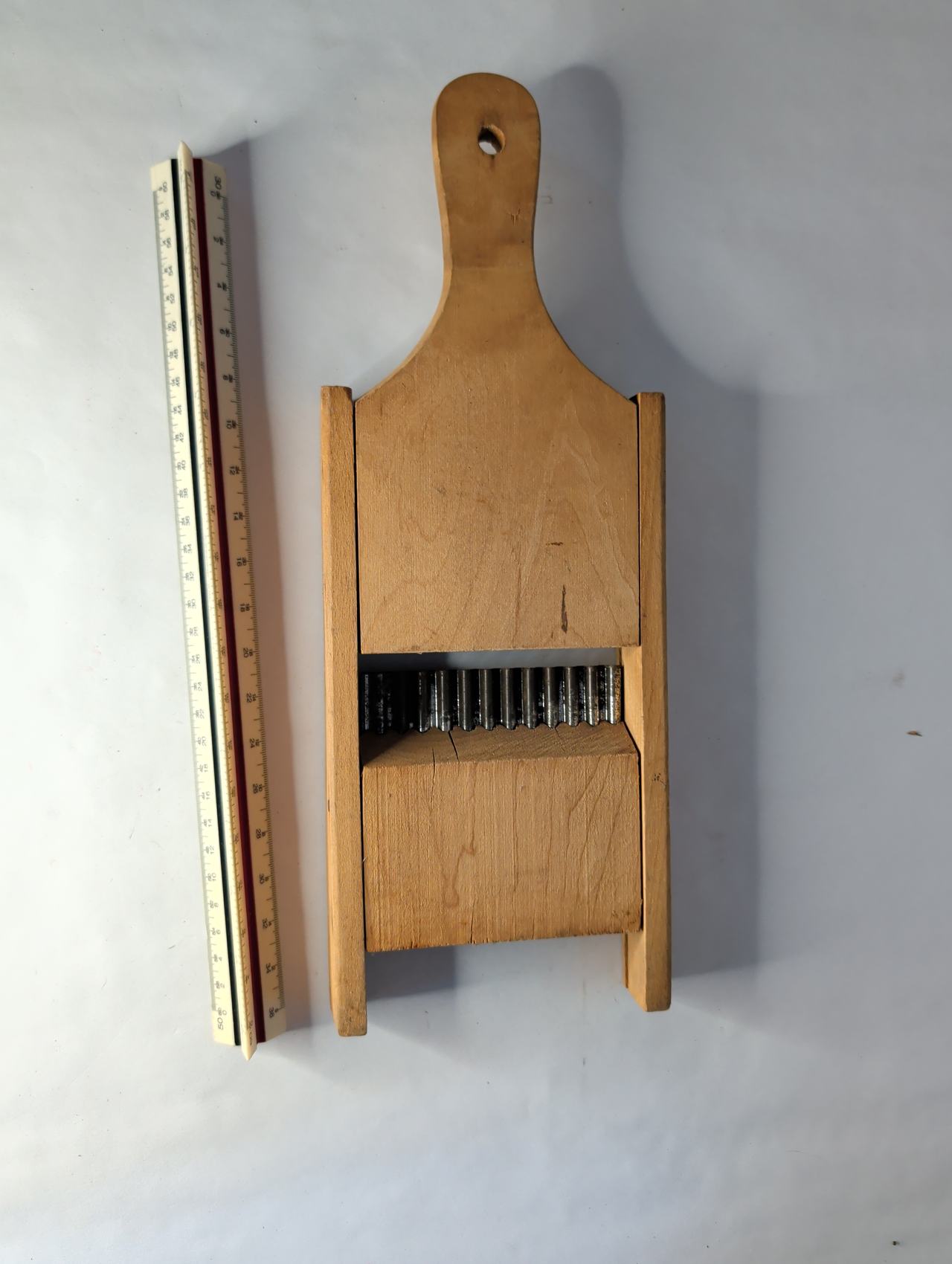 Vintage Wooden Cabbage Shredder Mandoline