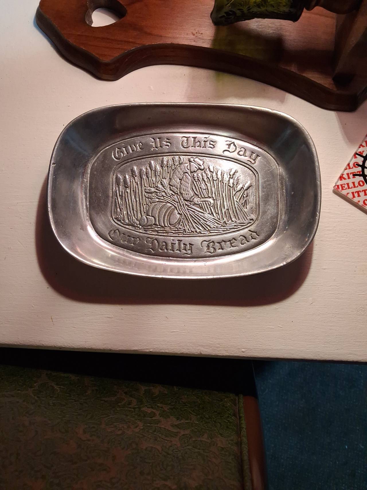 Wilton Armetale Give Us This Day Our Daily Bread Tray