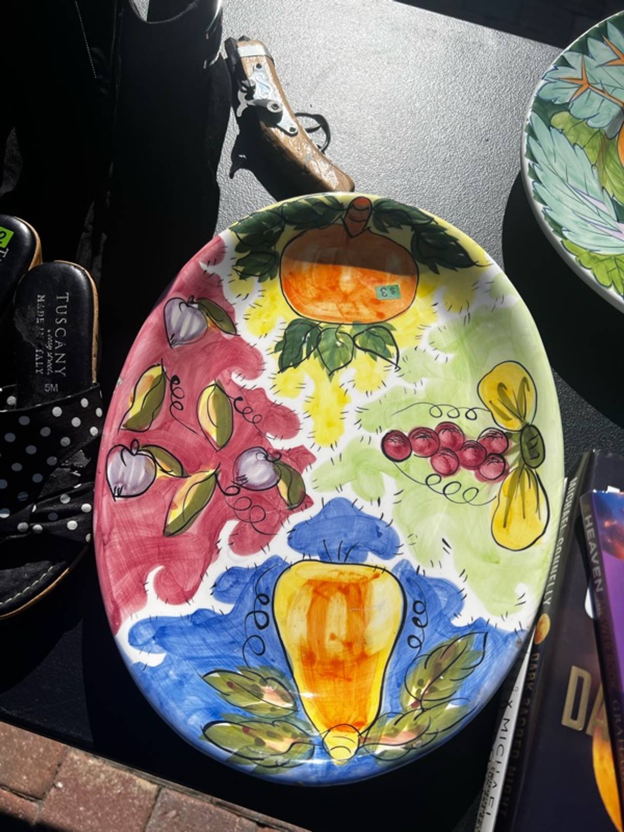 ANCORA Large Hand-Painted Ceramic Bowl