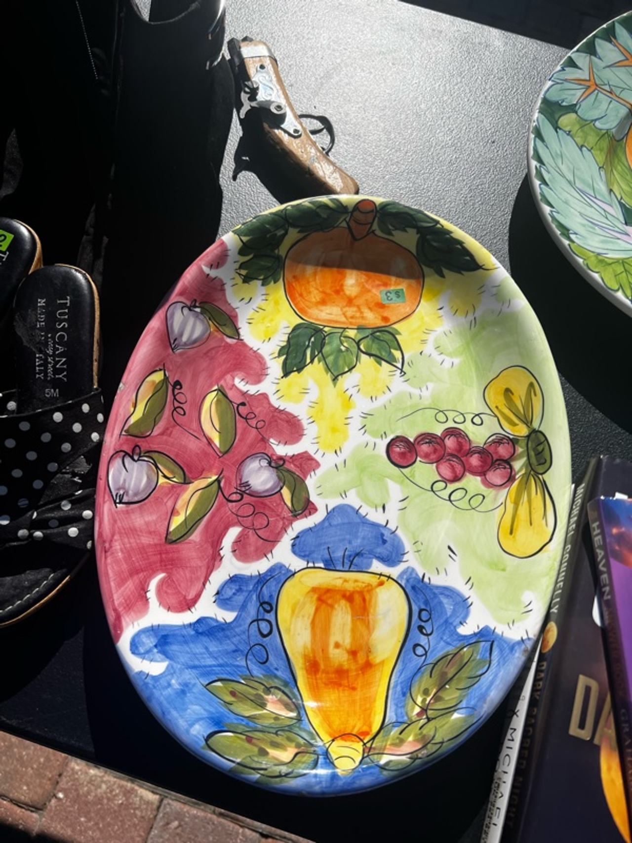 ANCORA Large Hand-Painted Ceramic Bowl