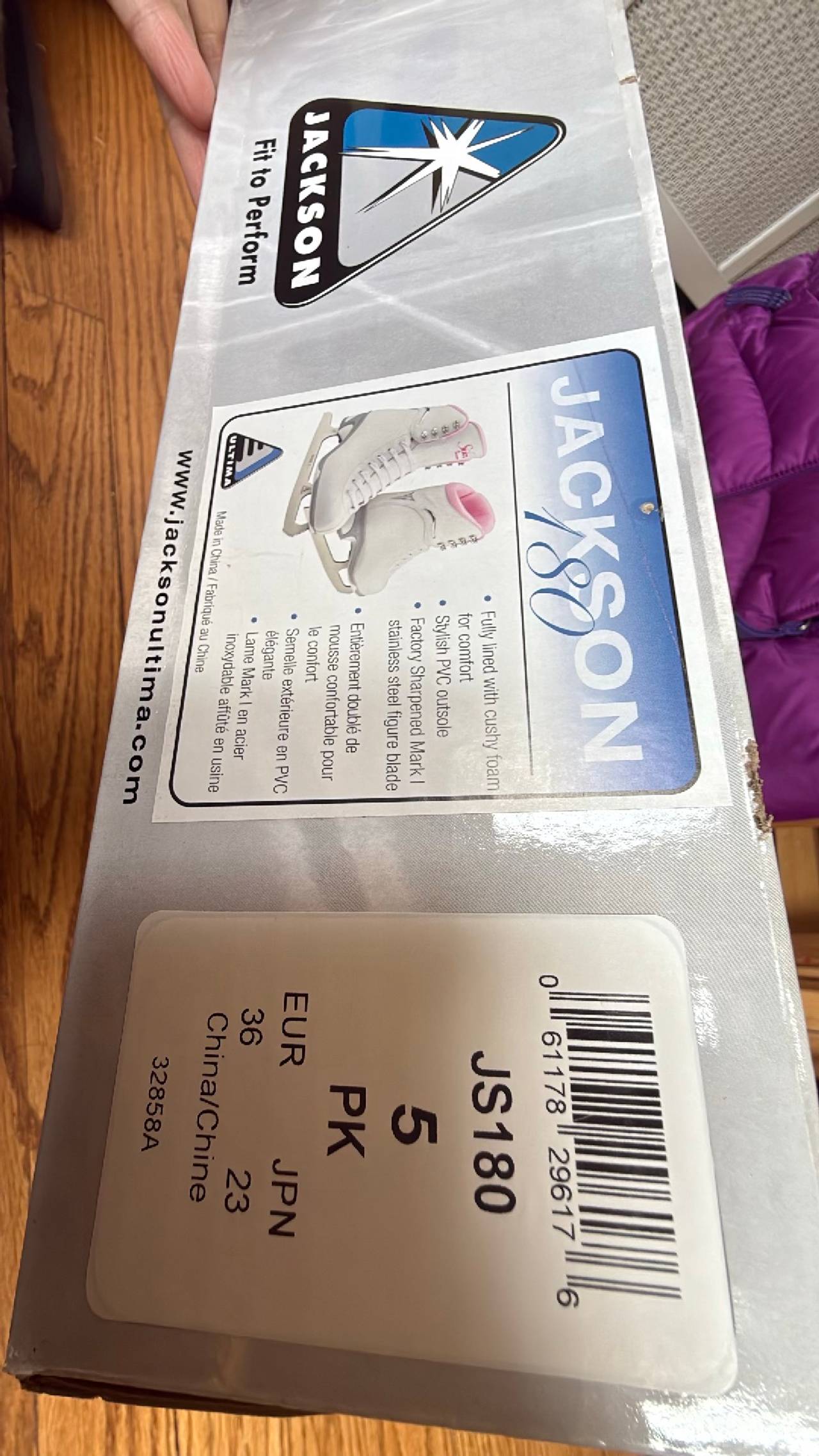 Jackson Softskate JS181 Figure Skates Girls Size 5