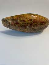 Vintage Hand Carved Wooden Duck Decoy Folk Art Sculpture Signed DLS 10" - Image 3