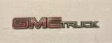 GMC Truck Tailgate Emblem Badge From 1993 GMC Sierra 1500 Tailgate - Image 1