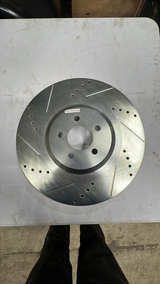 Dodge SRT/SCAT/Hellcat Power Stop Evolution FD Brake Rotor Drilled Slotted - Image 2
