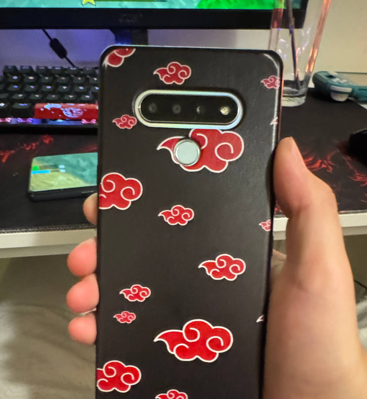 LG V60 ThinQ 5G Akatsuki Cloud Phone Case