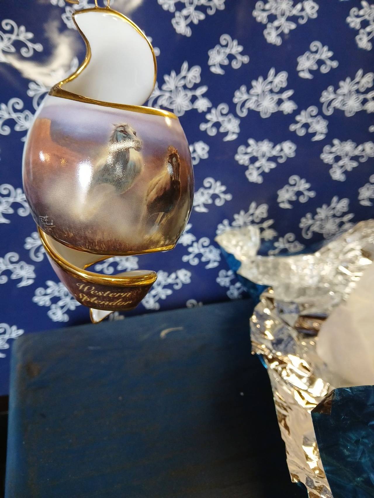 Bradford Editions Western Splendor Spiral Ornament