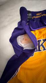 Just Don Los Angeles Lakers Basketball Shorts - Image 3