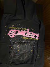 Sp5der OG Web Hoodie Black - Image 1