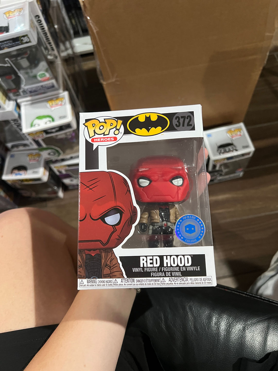 Funko Pop! Heroes Red Hood #372 Pop In A Box Exclusive