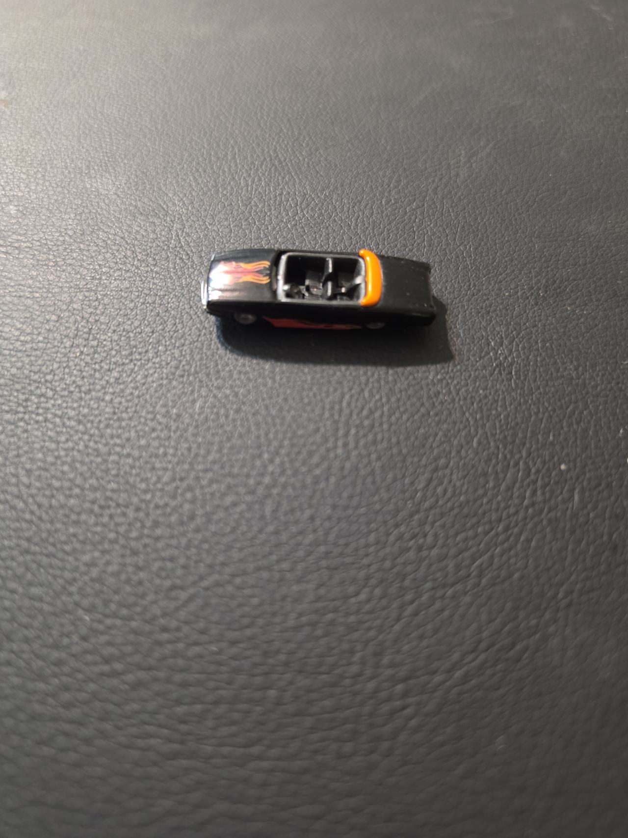 Galoob Micro Machines Black Convertible with Flames