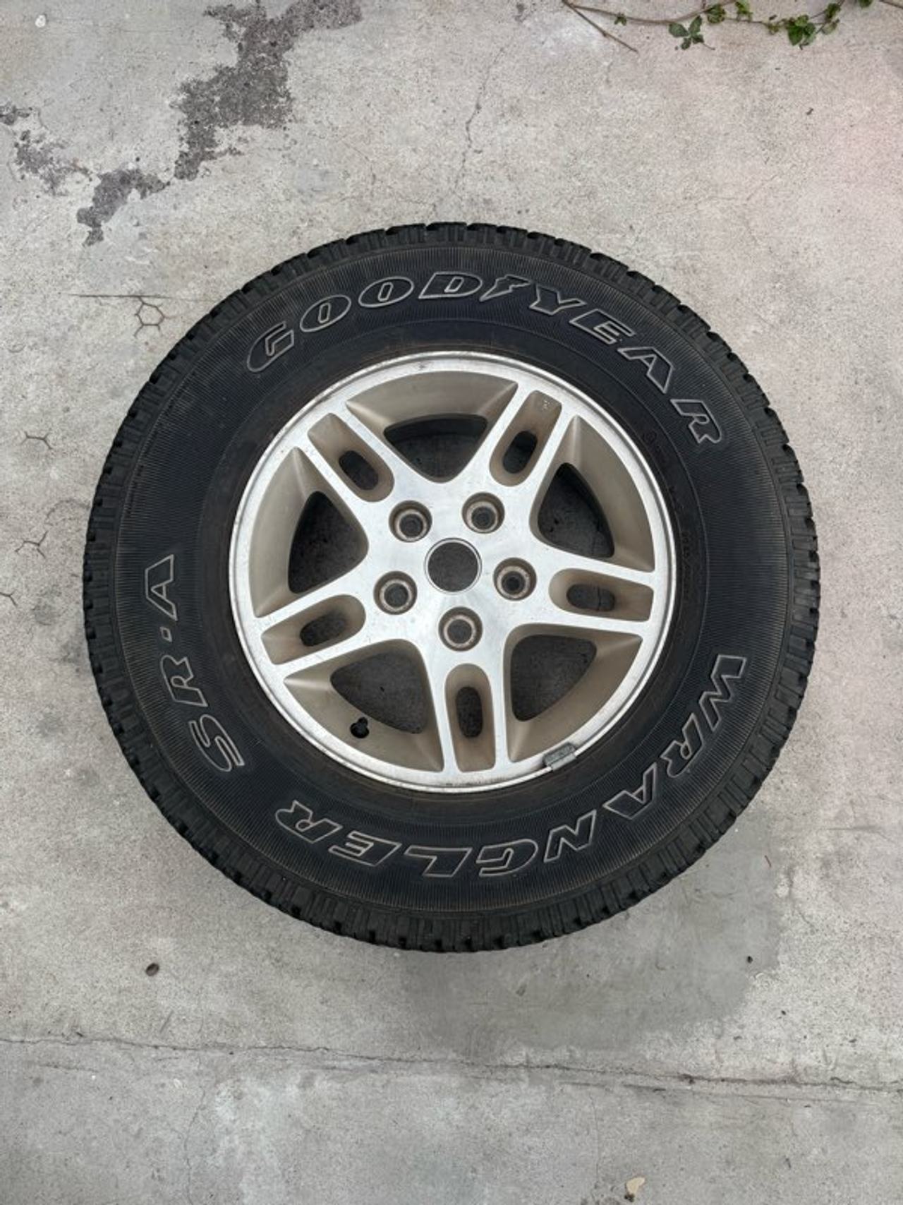 Goodyear Wrangler SR-A Tire with Alloy Wheel