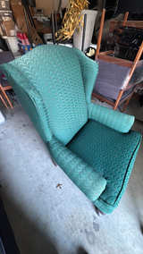 Cochrane Furniture Emerald Green Wingback Chair - Image 4