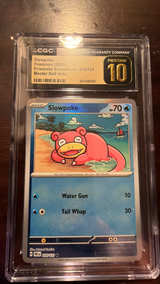 Slowpoke Prismatic Evolutions Master Ball Holo CGC 10 - Image 2