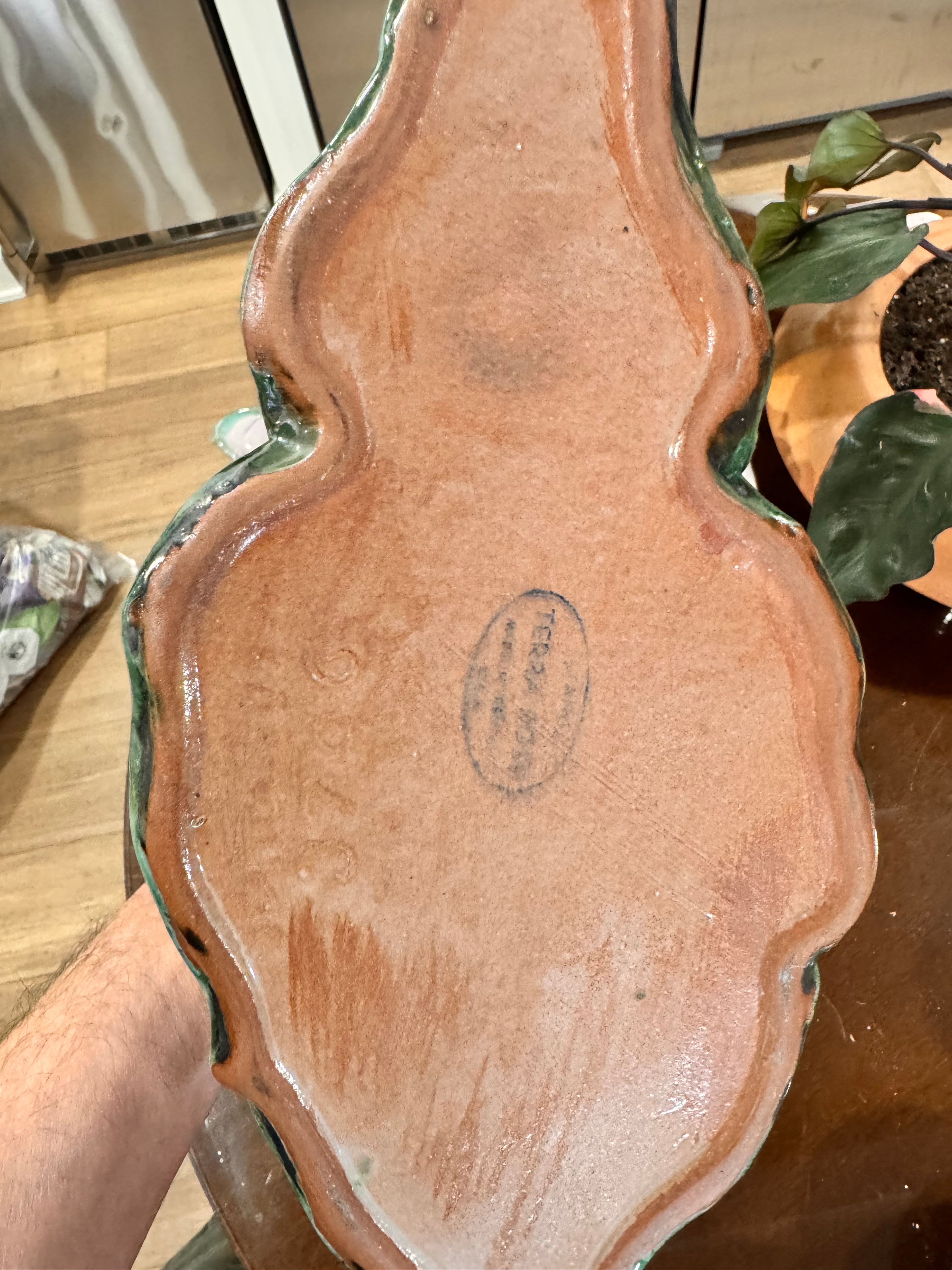 Stangl Terra Rose Vase oblong Leaf Vase #3706