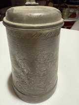 Antique Pewter Tankard Stein Lid - Image 3