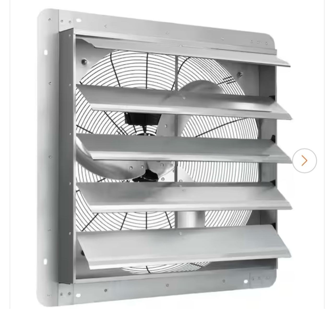 VEVOR 24-inch Shutter Exhaust Fan Aluminum