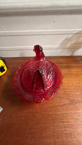 Westmoreland Vintage Glass Hen on Nest Candy Dish - Image 5