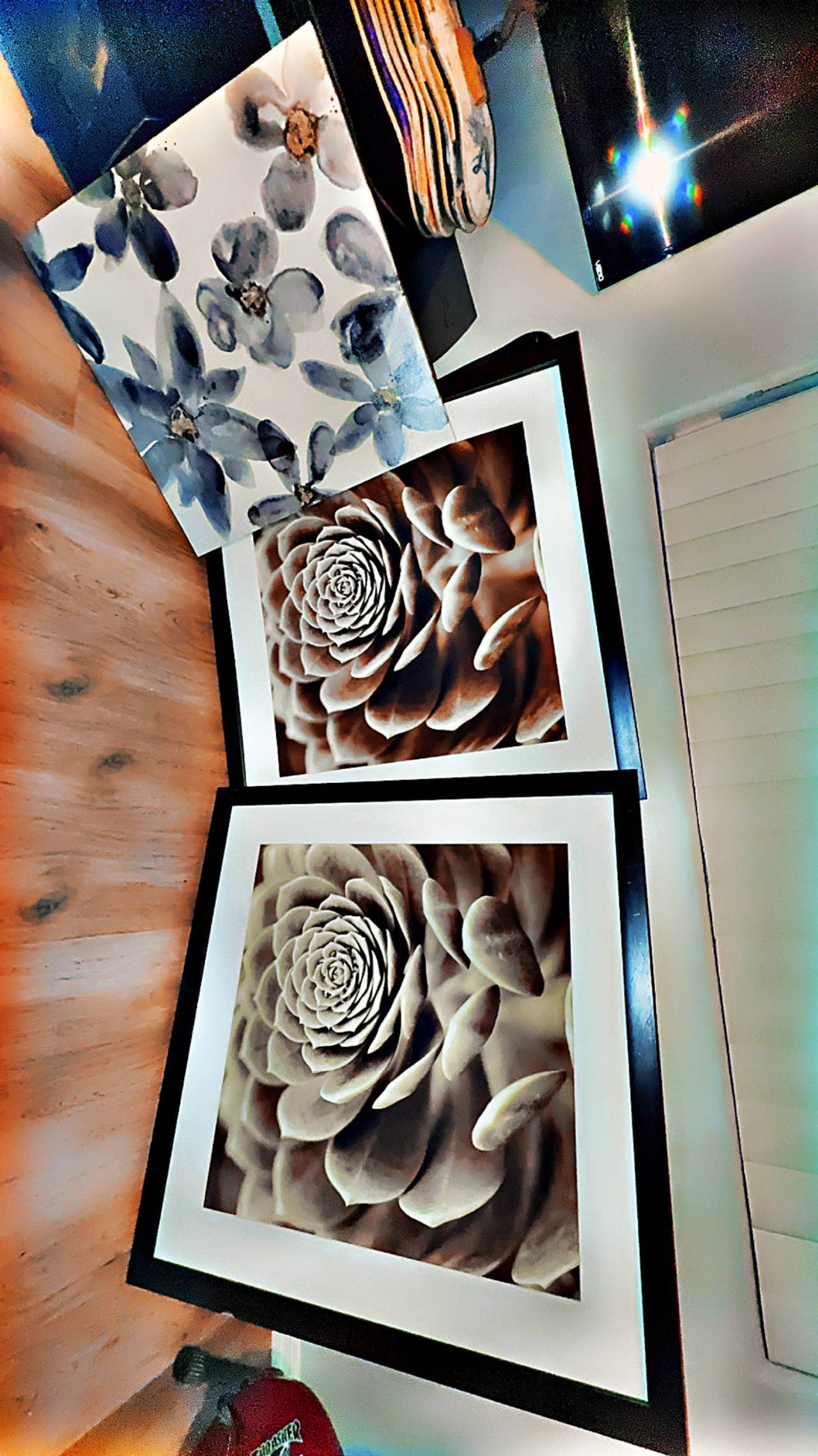 IKEA PJÄTTERYD Framed Succulent Wall Art