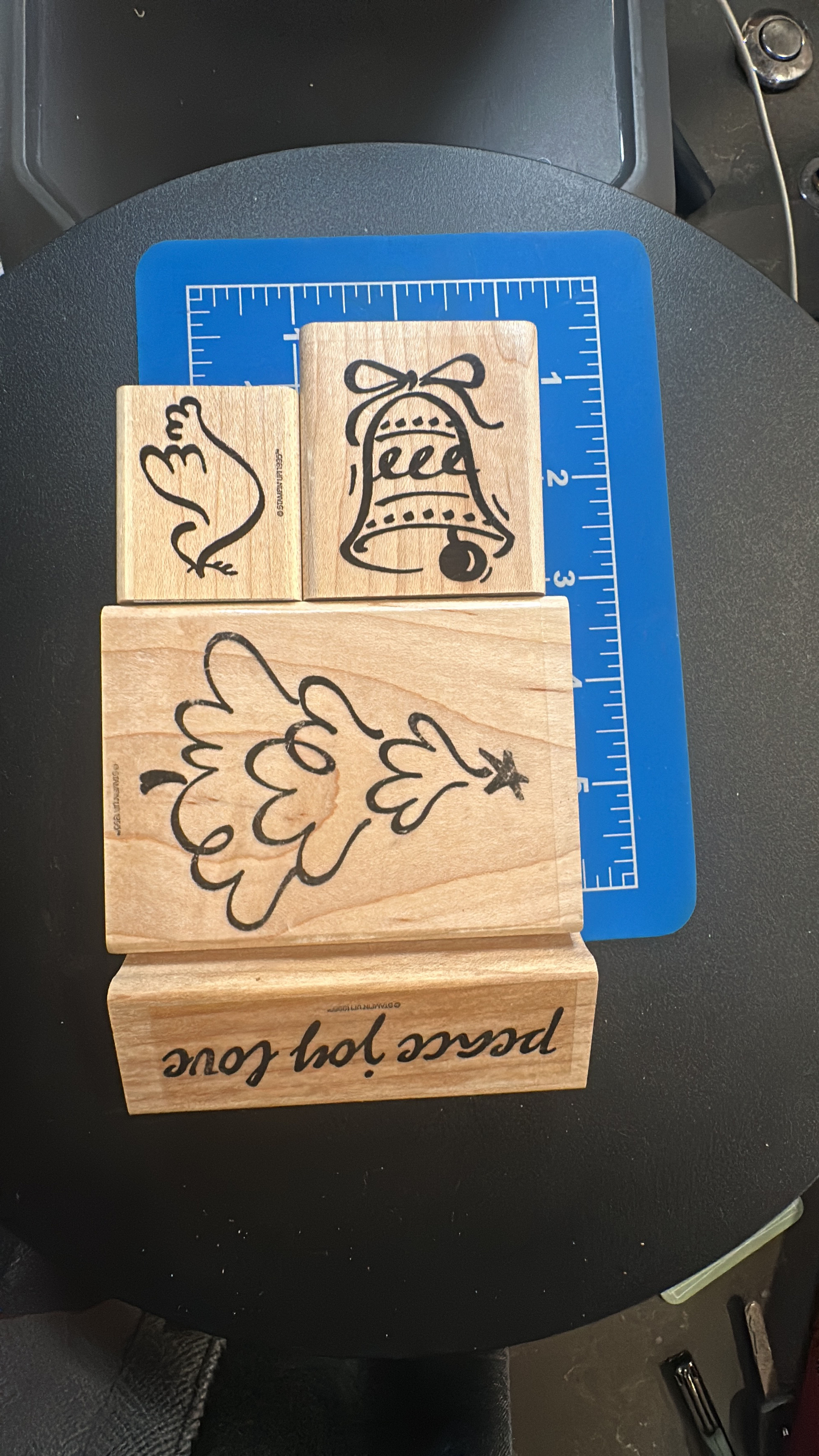 Stampin' Up! Holiday Wood Mounted Rubber Stamps