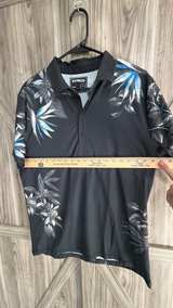 Express Men's Floral Polo Shirt size Large - Image 5