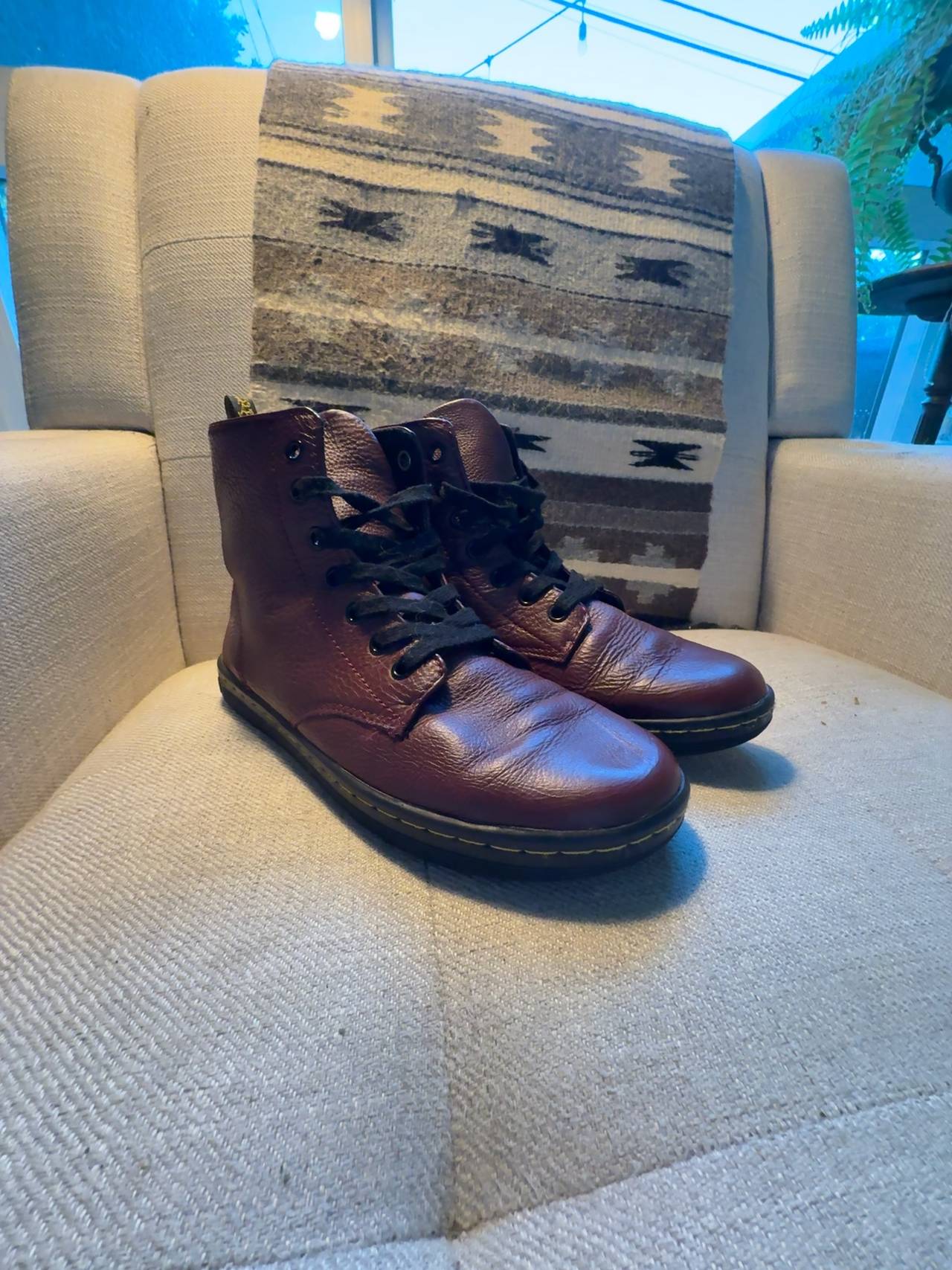 Dr. Martens Leyton Women's Burgundy Boot