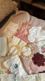 Vintage Lace Doilies and Linens Lot - Image 4