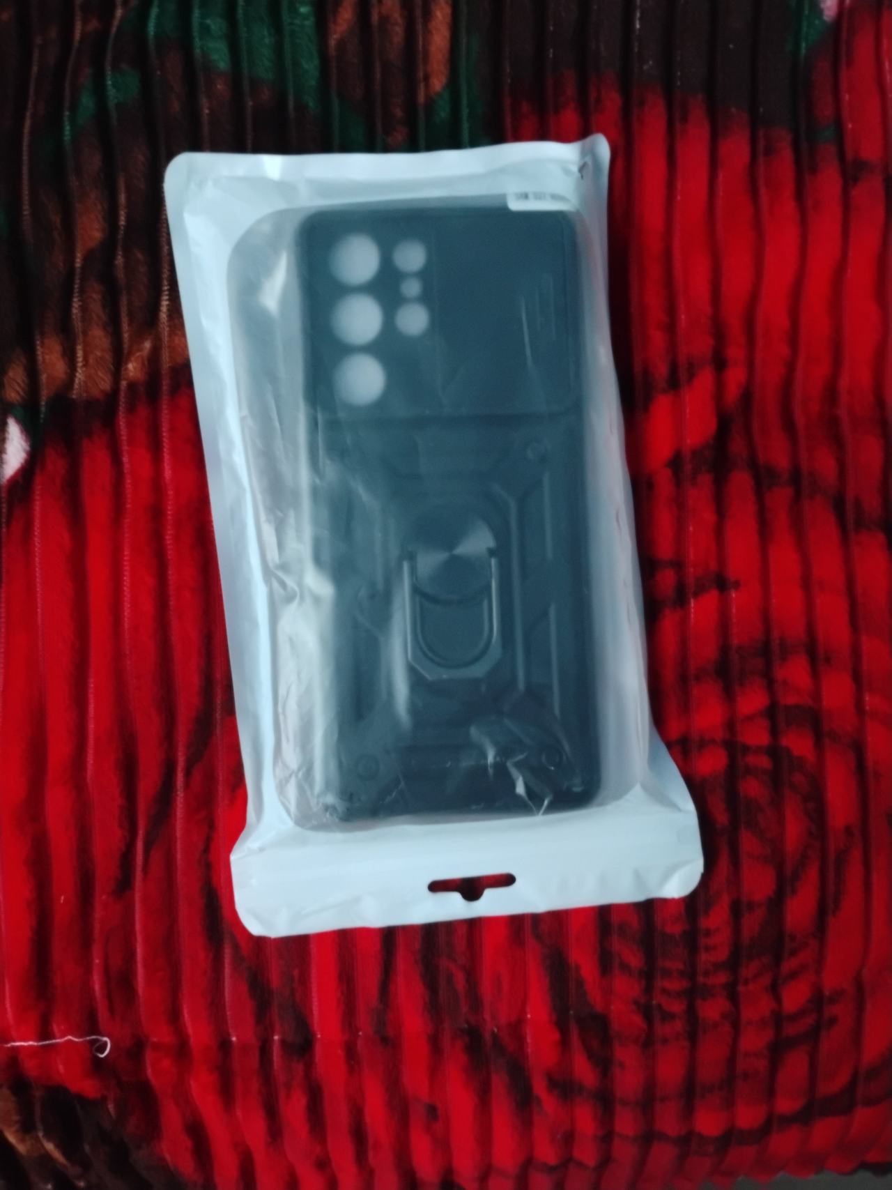 Samsung Galaxy S21 Ultra Armor Case with Camera Slide and Ring Holder