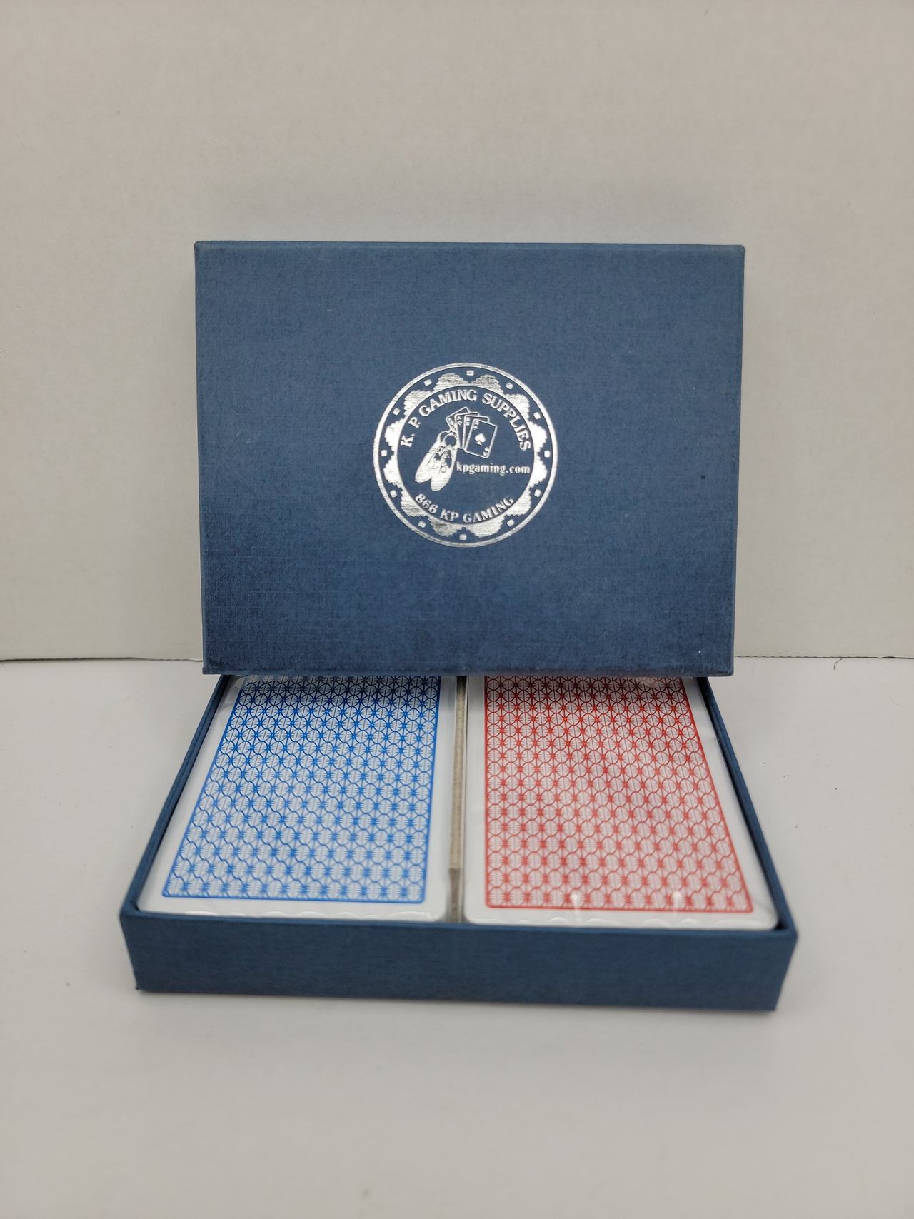 K.P. Gaming 100% Plastic Playing Cards Double Deck Set