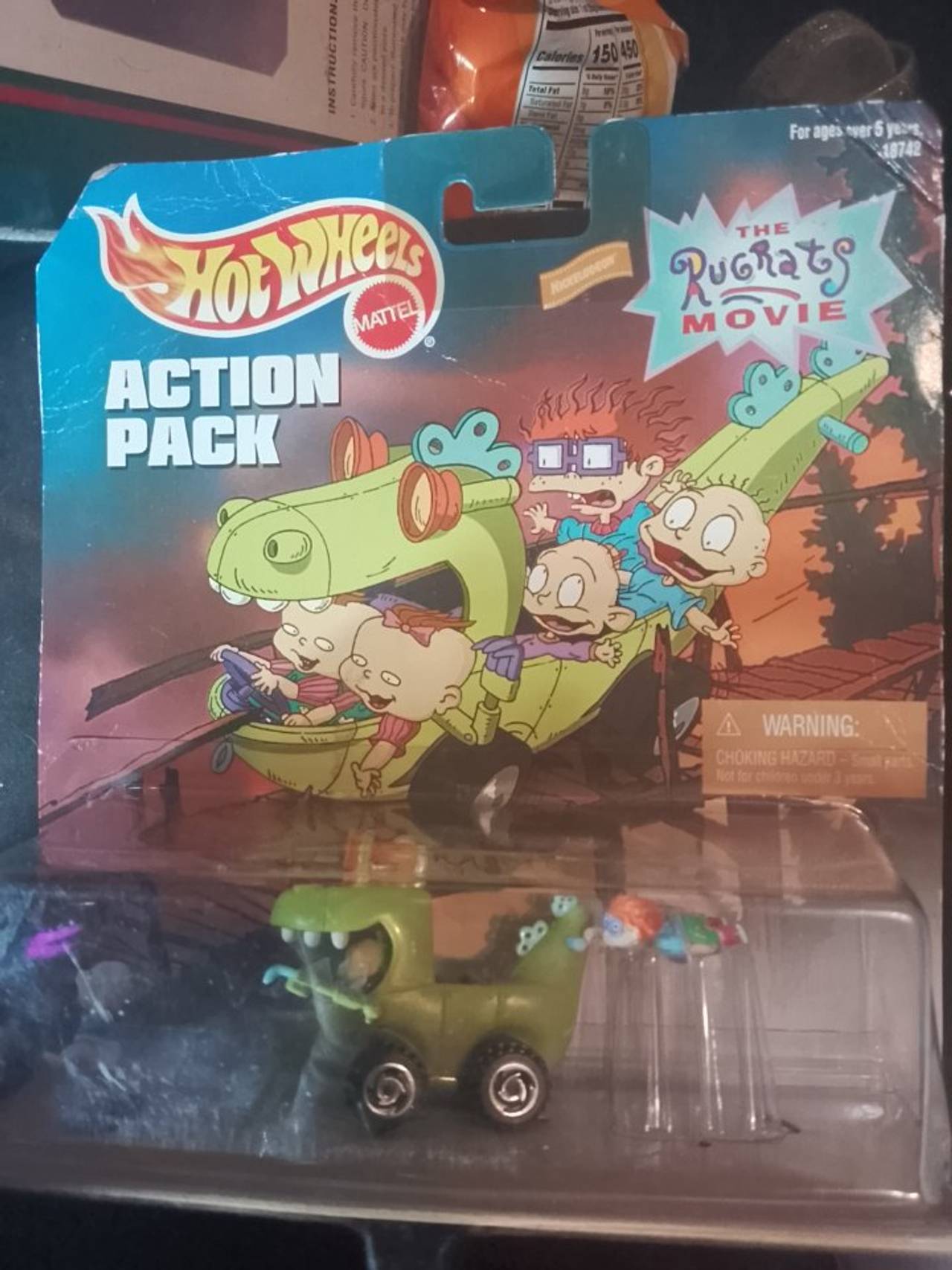 Hot Wheels The Rugrats Movie Action Pack Reptar Wagon