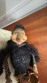 Gallerie II Black Witch Figurine with Candy Bowl - Image 2