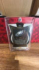 2021 Panini Select DeVonta Smith Silver Prizm Die-Cut Rookie Card - Image 2