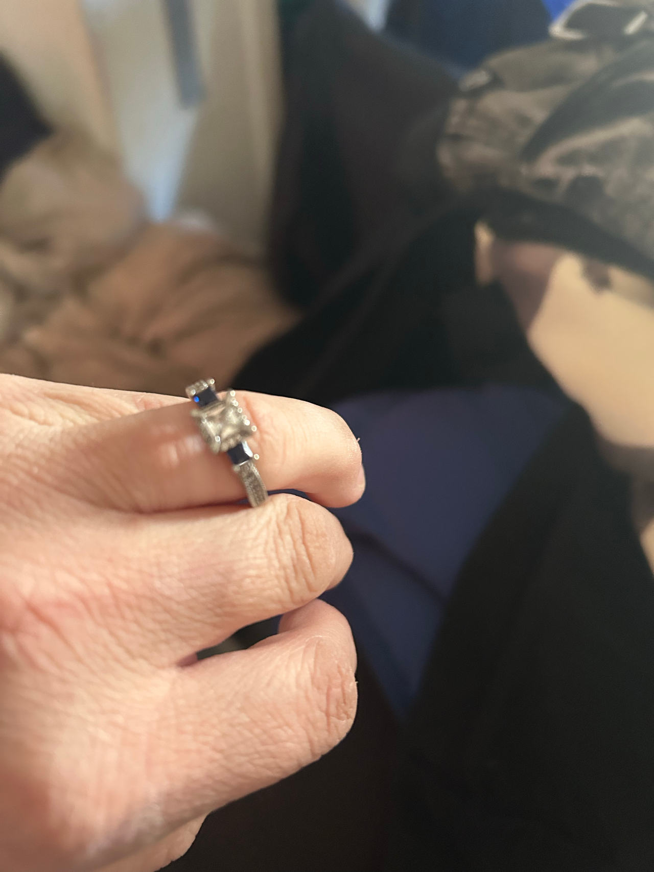 Art Deco Style Engagement Ring