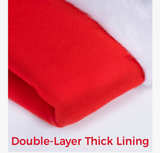 3-PACK Christmas Santa Hat for Adults, Velvet Holiday Santa Claus Hat - Image 3