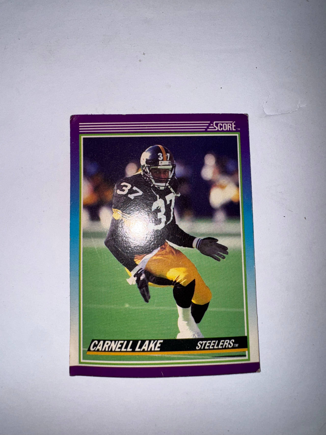 Carnell Lake Football Card
