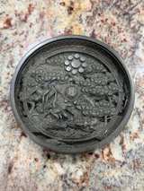 Japanese Edo Period Bronze Mirror - Image 1