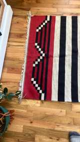 Southwestern Style Flatweave Wool Rug - Image 6