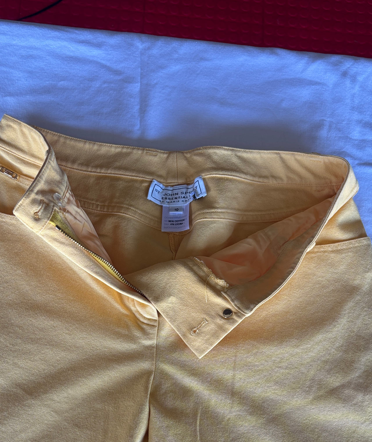 St. John Sport Essentials Yellow Pants