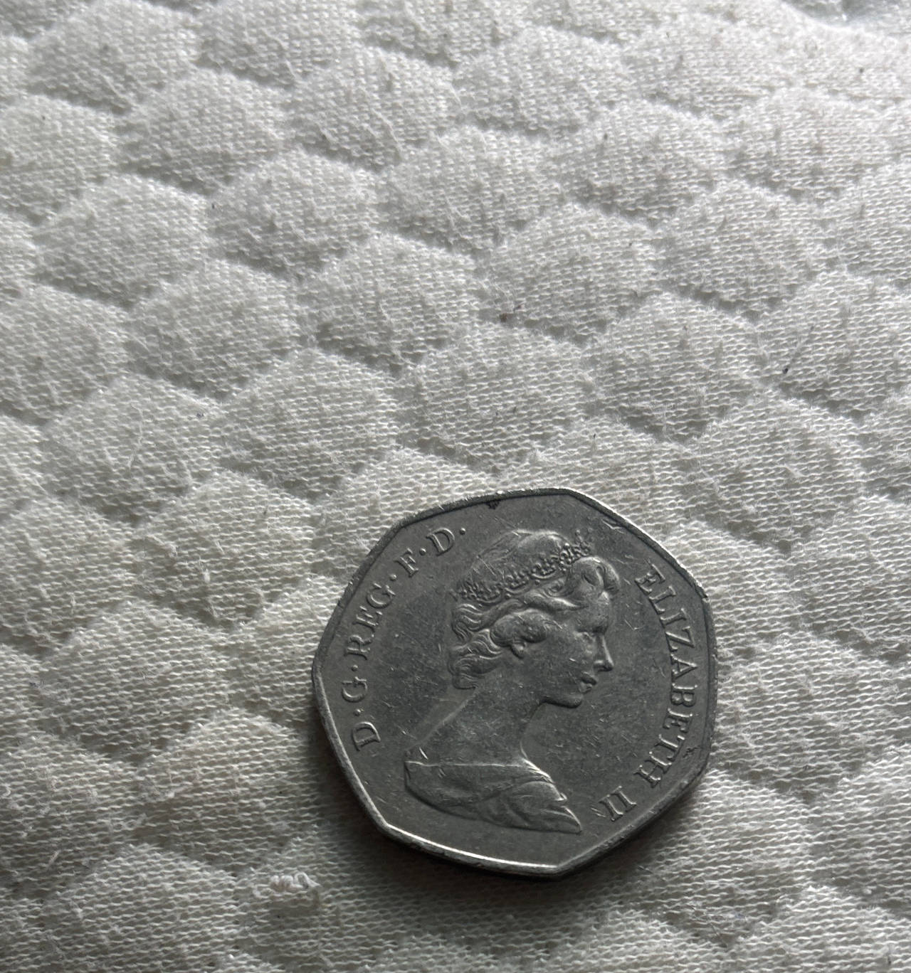 UK 50 Pence Coin (1969-1982)