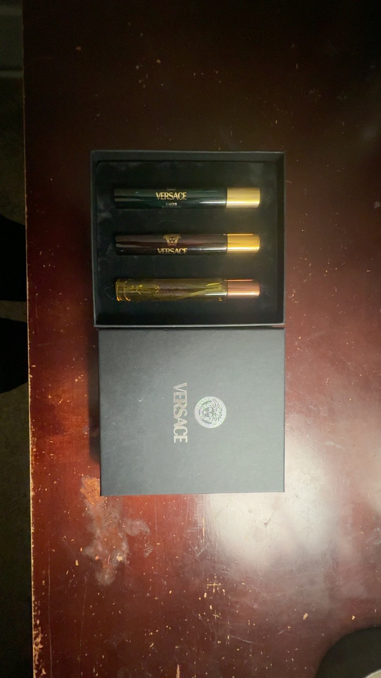 Versace Men's 4-Piece Fragrance Travel Mini Gift Set